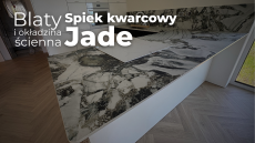 blaty i okładzina ścienna - spiek kwarcowy Jade
