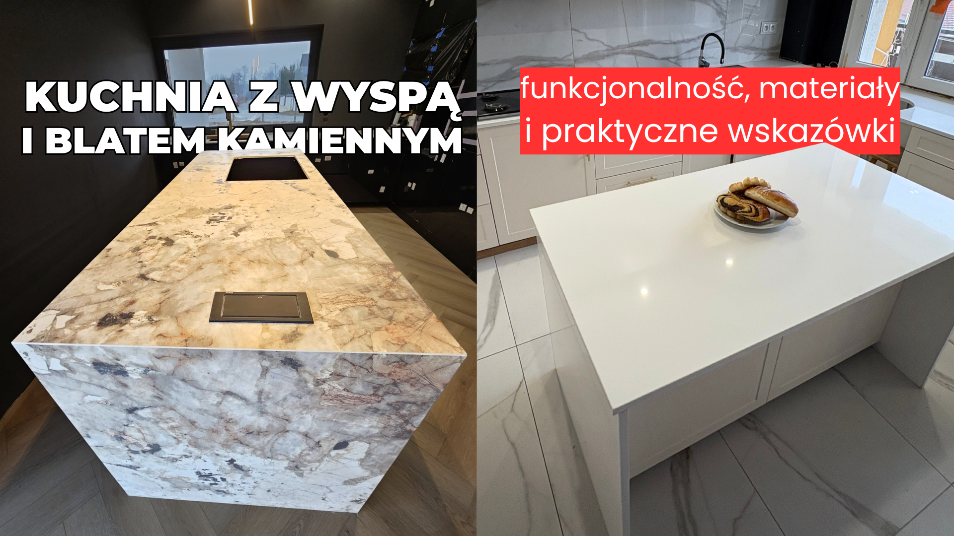 kuchnia z wyspą i blatem kamiennym -funkcjonalność, materiały i praktyczne wskazówki