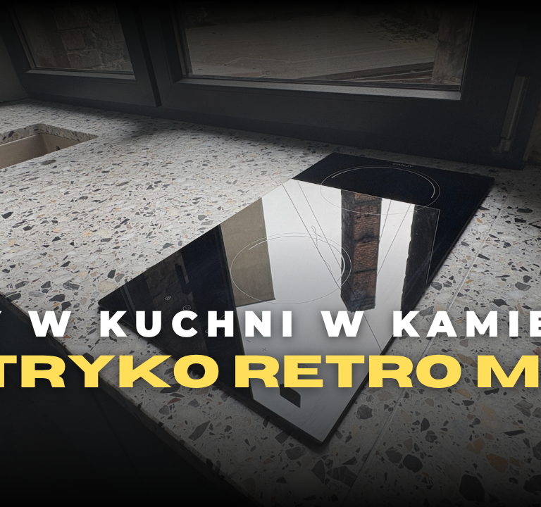 Blaty kuchenne z lastryko Retro Mood - w kuchni w kamienicy