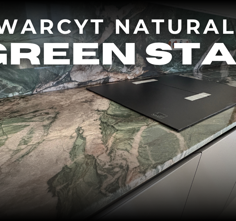 blat i okładzina ścienna - kwarcyt naturalny Green Star