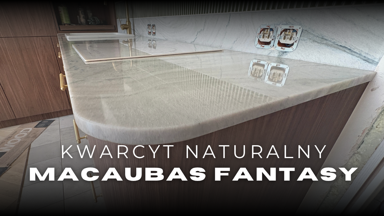 blat kuchenny z kwarcytu naturalnego Macaubas Fantasy