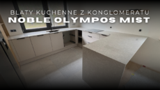 blaty kuchenne z konglomeratu Noble Olympos Mist