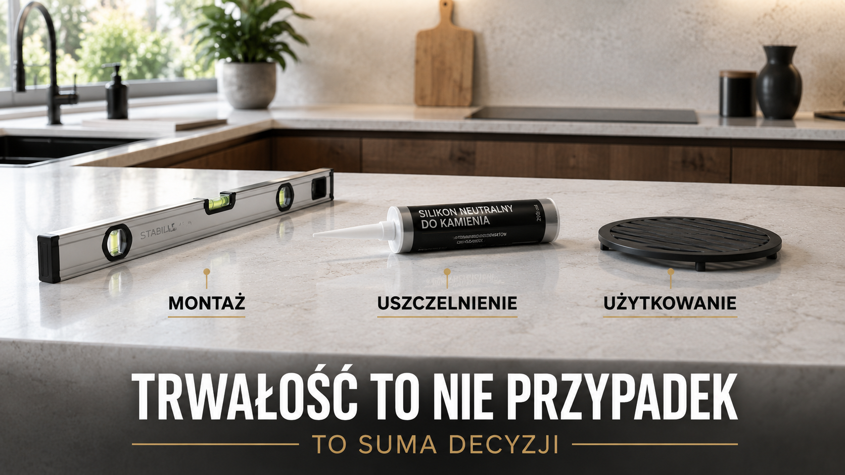 trwałość blatów kamiennych to suma decyzji
