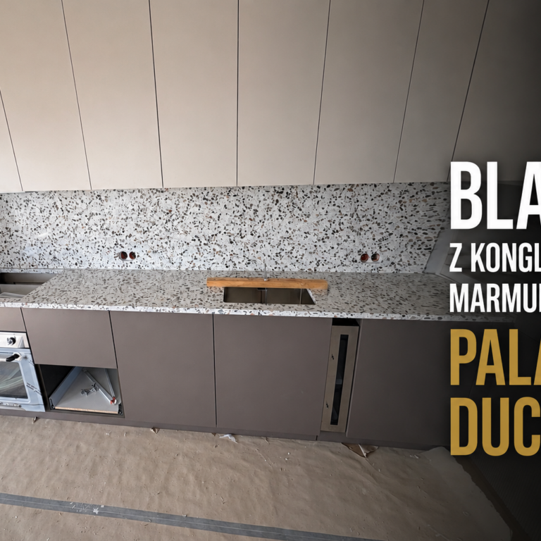 Blat i okładzina ścienna z konglomeratu marmurowego Palazzo Ducale