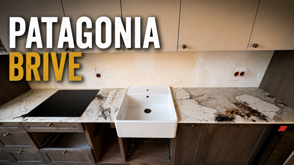 Blaty kuchenne z konglomeratu kwarcowego Patagonia Brive