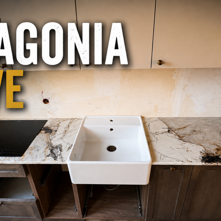 Blaty kuchenne z konglomeratu kwarcowego Patagonia Brive