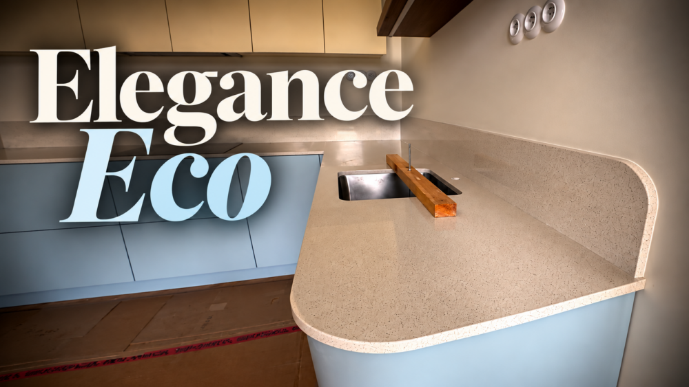 Blaty oraz cokoły naścienne z konglomeratu Elegance Eco